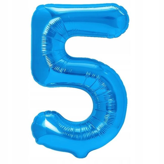 balon 5 niebieski