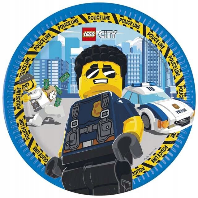 Talerzyki papierowe LEGO City