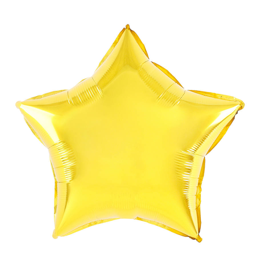 Balon Foliowy Gwiazdka Złota 45 cm