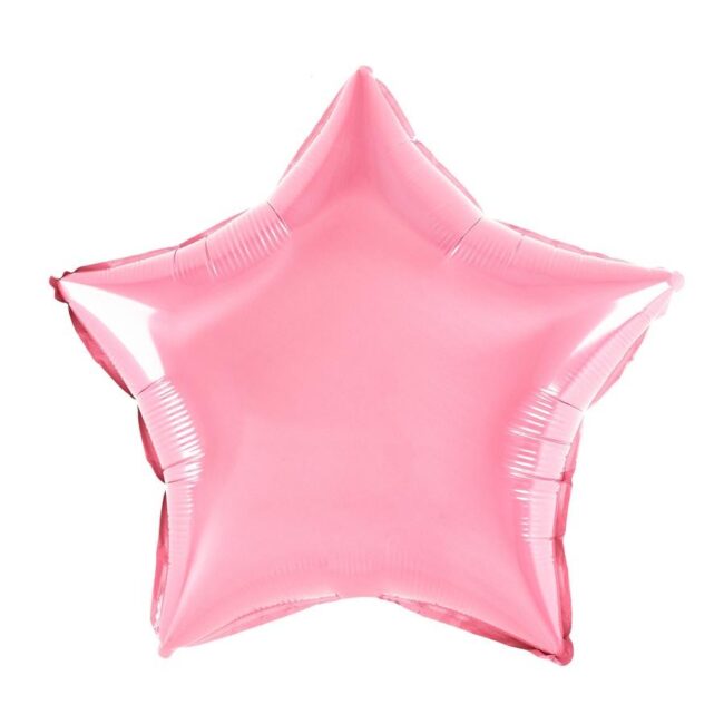 Balon Foliowy Gwiazdka Różowa 45 Cm