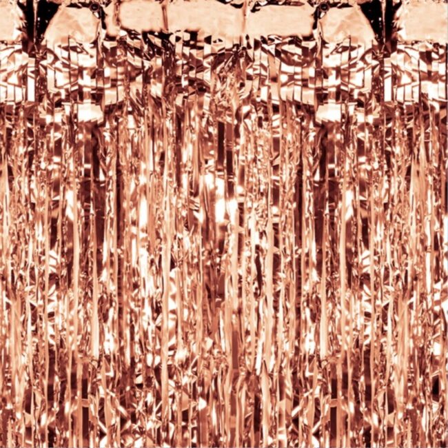 Kurtyna Dekoracyjna Różowe Złoto 100x200 Cm