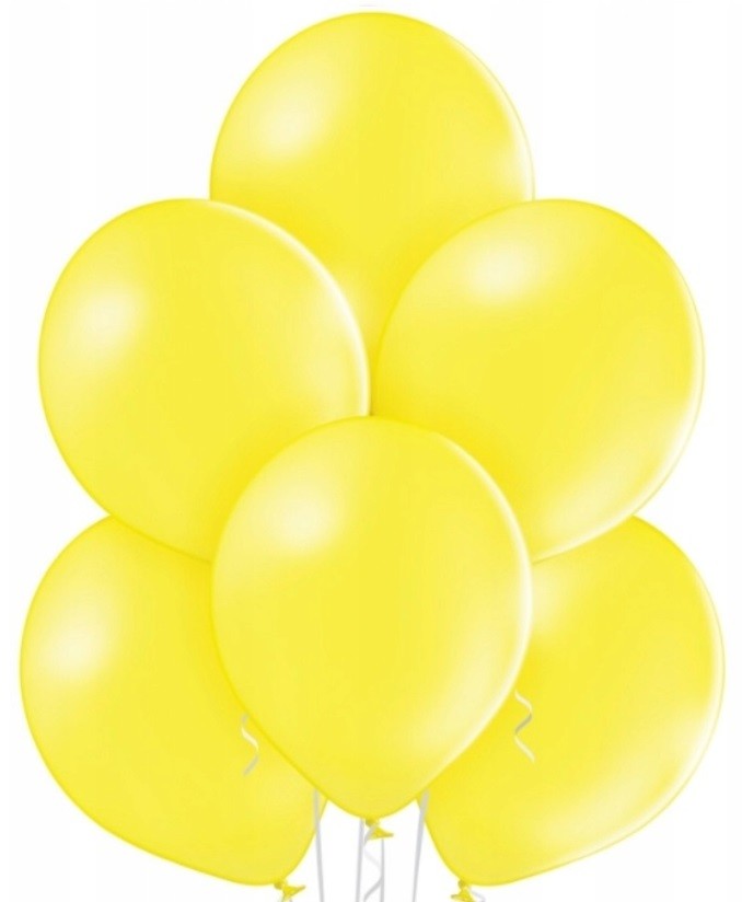 Balony pastelowe żółte