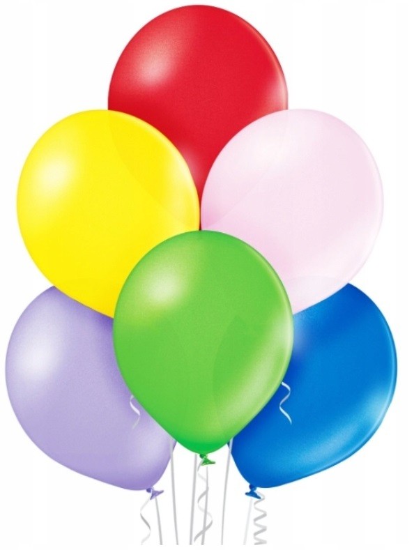 Balony pastelowe mix kolorów 10 sztuk