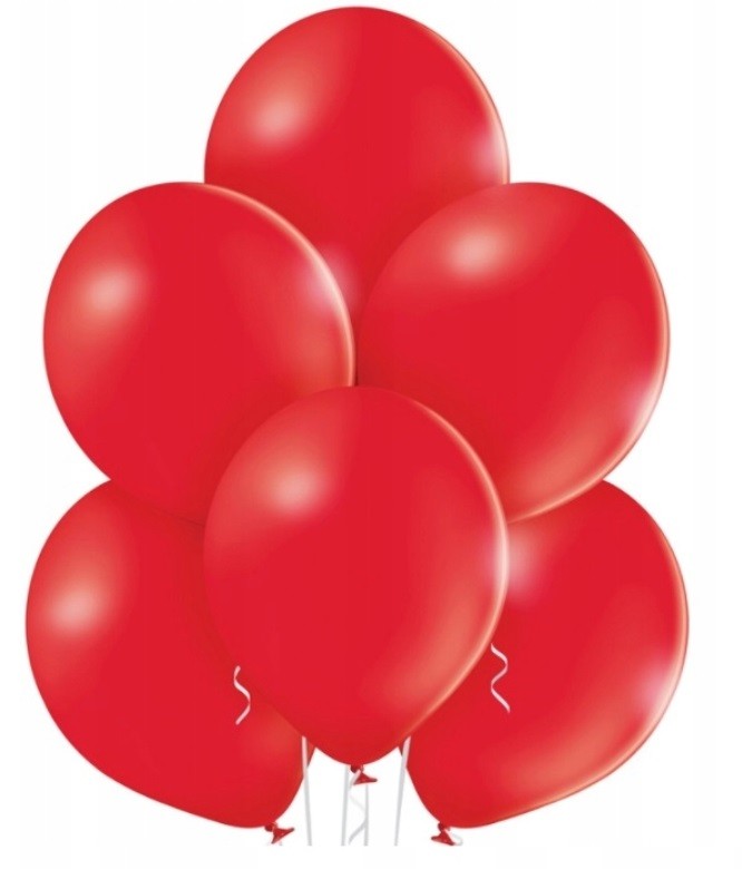 balony czerwone