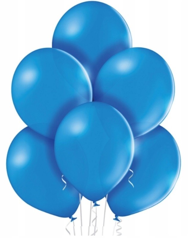 balony lateksowe niebieskie