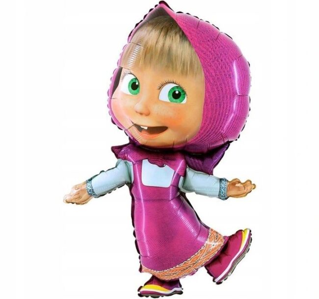 Balon Foliowy Masza Masha 100x65 cm Urodziny