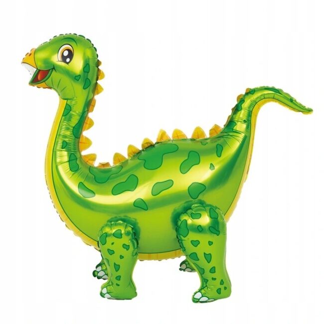 dinozaur balon zielony
