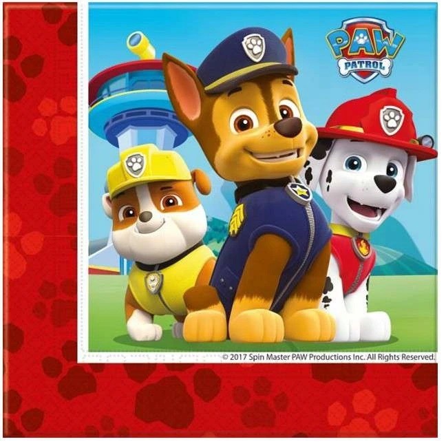 Serwetki Psi Patrol Paw Patrol 20 sztuk