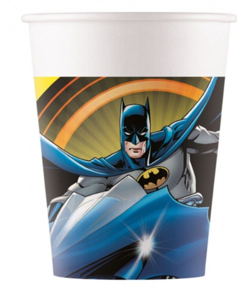 Kubeczki papierowe Batman 8 sztuk