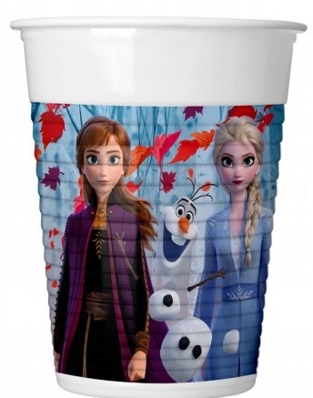 Kubeczki plastikowe Frozen Kraina Lodu 8 sztuk