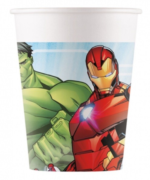 Kubeczki papierowe Avengers 8 sztuk