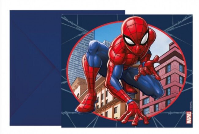 zaproszenia spiderman