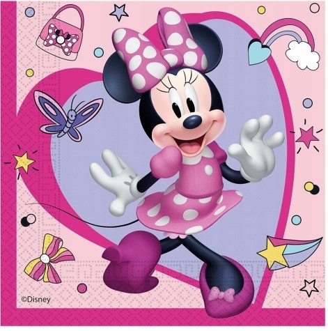 Serwetki papierowe Myszka Minnie Junior 20 sztuk