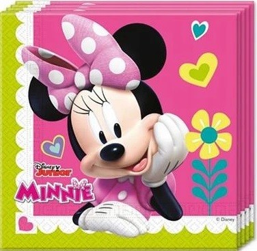 Serwetki papierowe Myszka Minnie Mini 20 sztuk