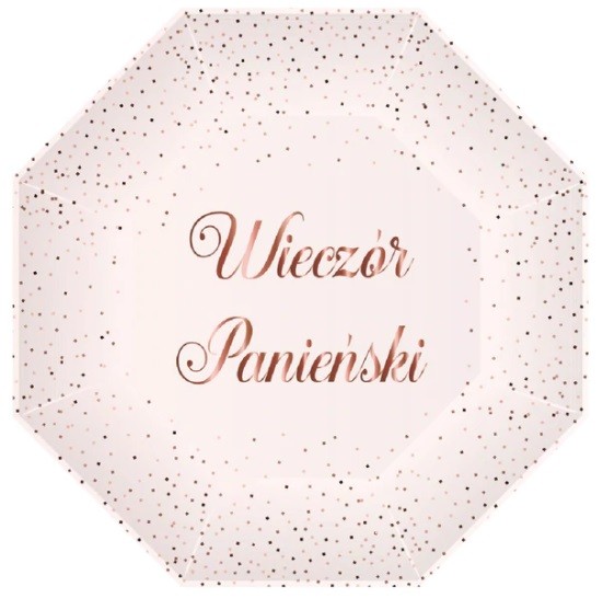Talerzyki jednorazowe Wieczór Panieński