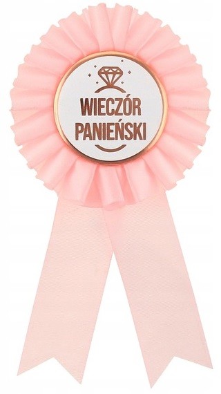 Kotylion Wieczór Panieński Jasnoróżowy