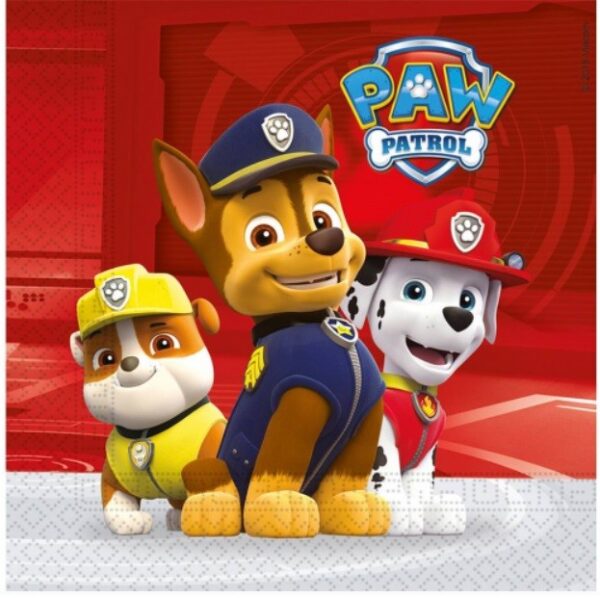 Serwetki Psi Patrol Paw Patrol 20 Sztuk