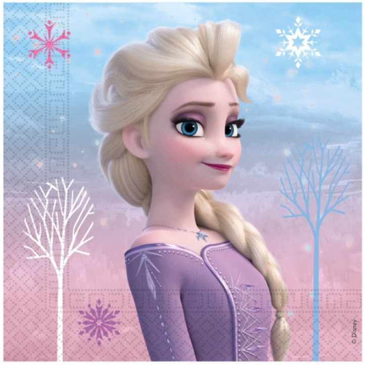 Serwetki papierowe Frozen Kraina Lodu Elsa 20 sztuk