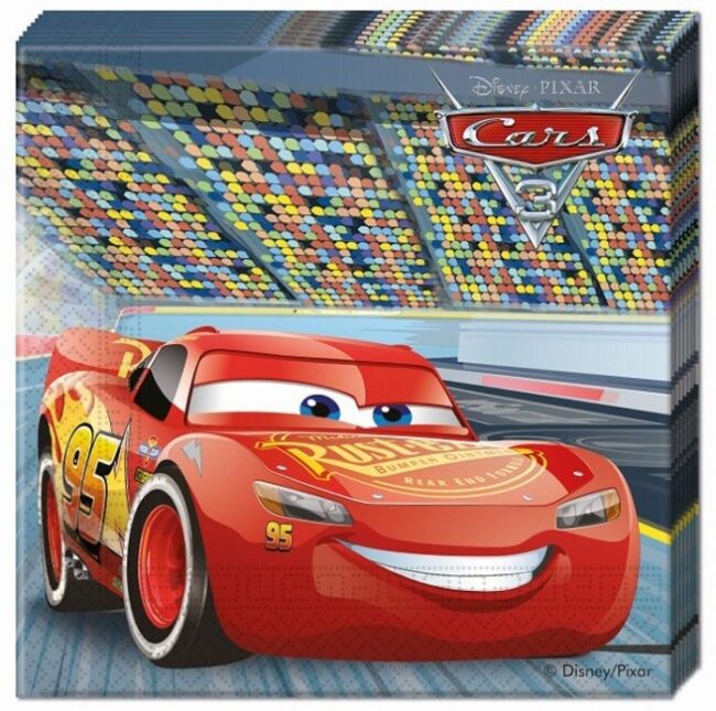 Serwetki Papierowe Auta Cars 20 sztuk