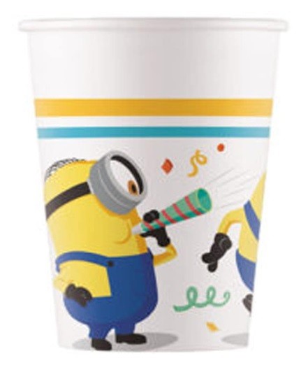 Kubeczki Papierowe Minionki Minions 8 sztuk