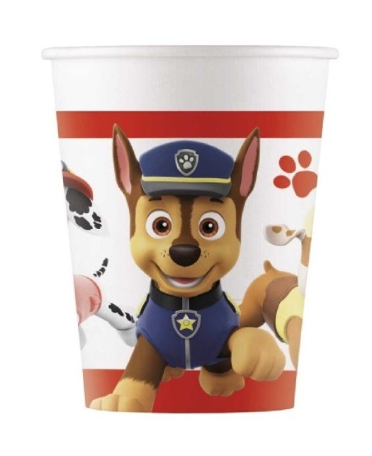 Kubeczki papierowe Psi Patrol 8 Sztuk 200 ml