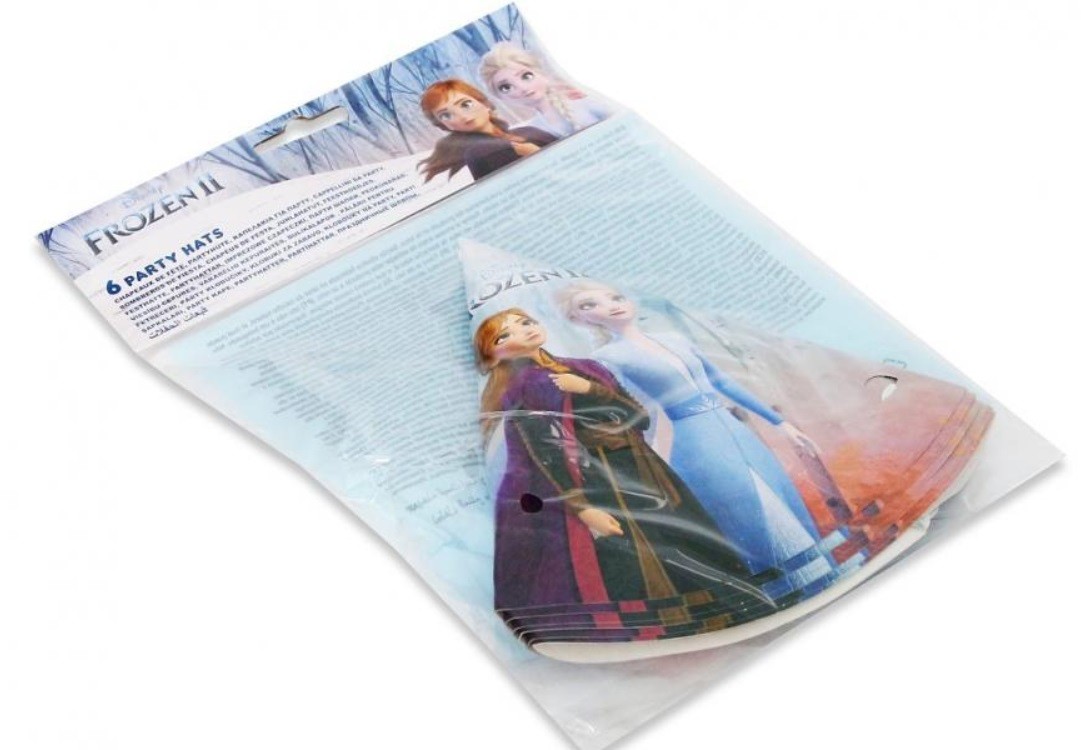 Czapeczki Kraina Lodu Frozen 6 Sztuk Urodziny