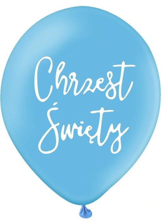 Balony Niebieskie Chrzest