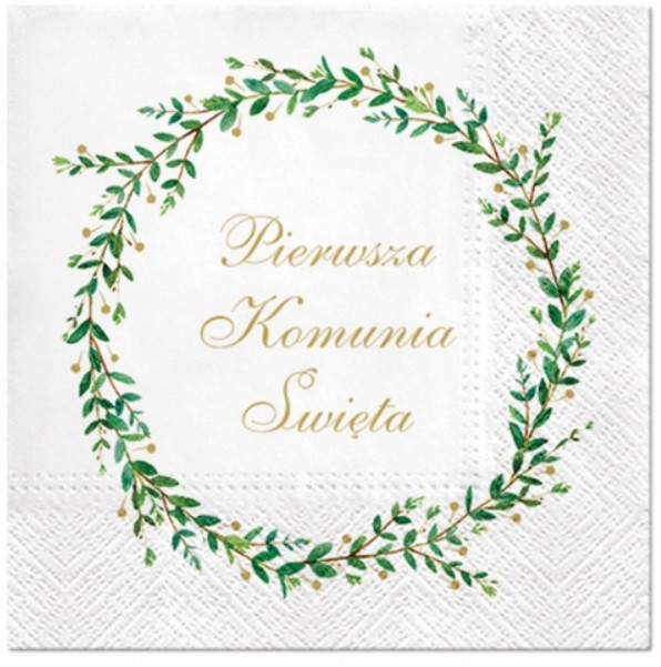 Serwetki Pierwsza Komunia Święta 20 sztuk