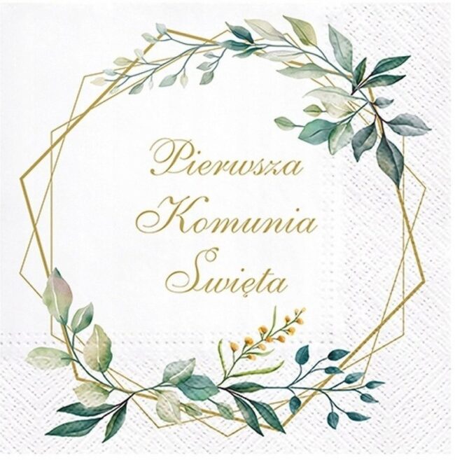 Serwetki Pierwsza Komunia Święta 20 sztuk