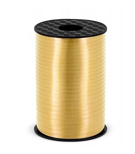 Wstążka Plastikowa Złota 5mm/225m