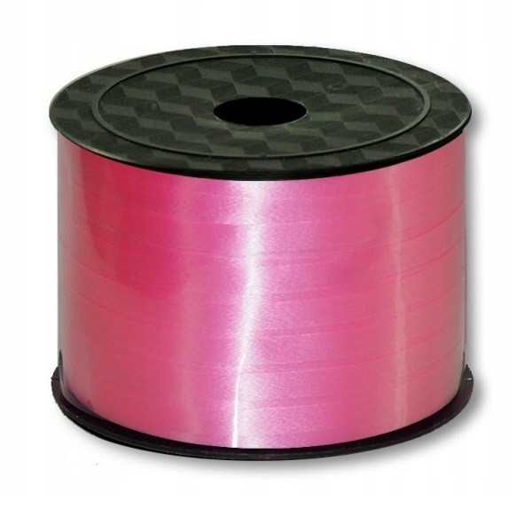 Wstążka Plastikowa Różowa 5mm/90m