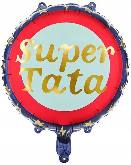 Balon foliowy Super Tata Dzień Ojca 45 cm