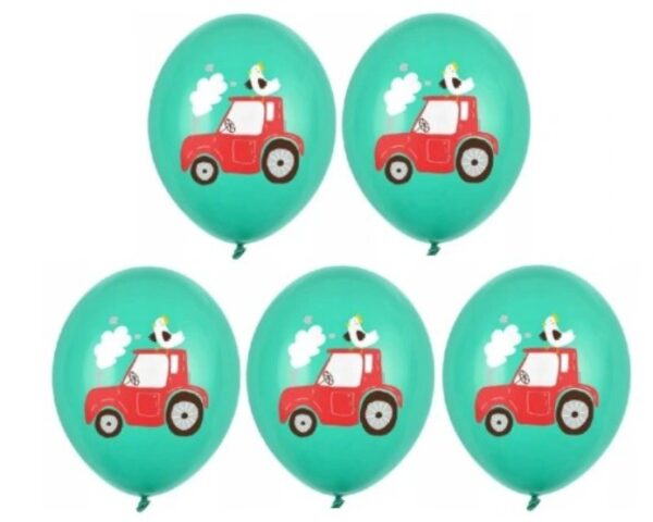 Balony lateksowe Traktor Farma 5 sztuk