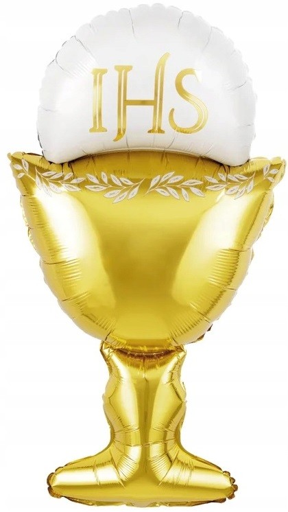 Balon Kielich IHS Pierwsza Komunia