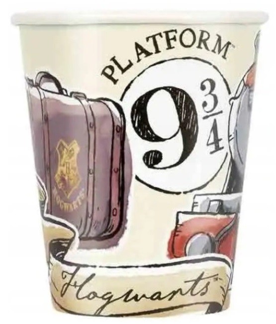 Kubeczki Papierowe Harry Potter 8 sztuk