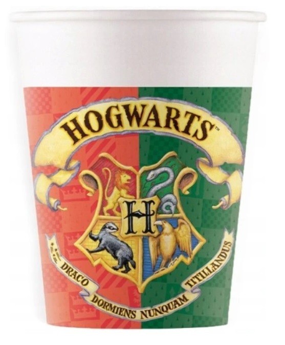 Kubeczki Papierowe Harry Potter Urodziny 8 sztuk