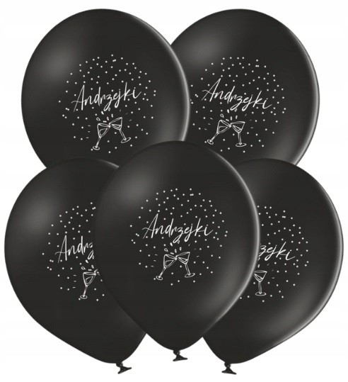 Balony czarne na Andrzejki