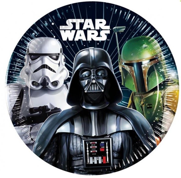 talerzyki papierowe star wars