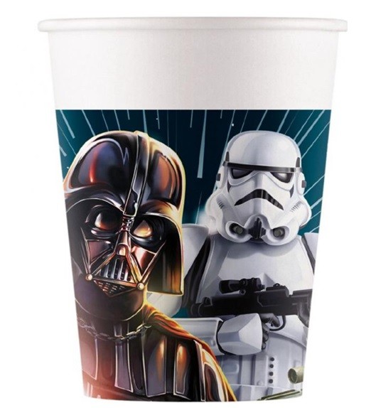Kubeczki papierowe STAR WARS 8 sztuk