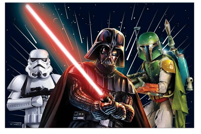 Obrus foliowy STAR WARS 120x180 cm Urodziny