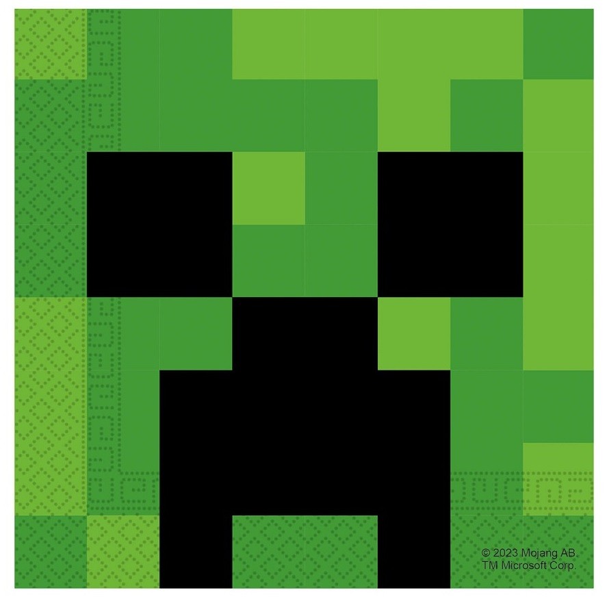 Serwetki papierowe Minecraft 20 sztuk
