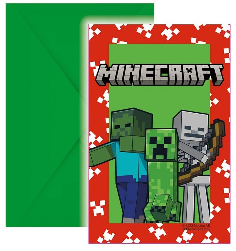 Zaproszenia Minecraft