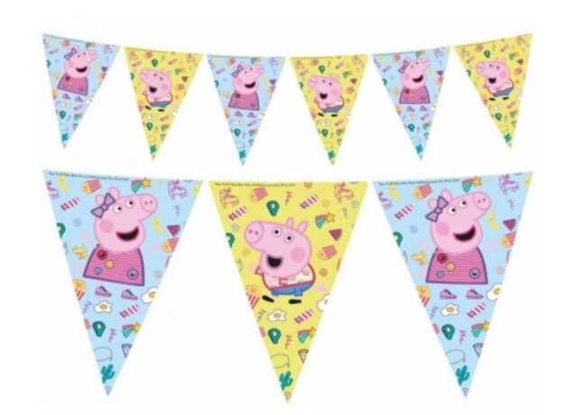 Flagi Baner Świnka Peppa 230 cm Urodziny Dekoracja
