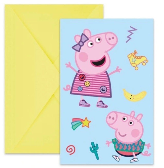 zaproszenia świnka peppa