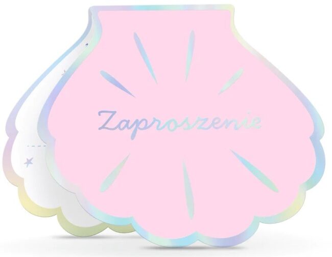 Zaproszenia urodzinowe Ocean 6 sztuk + koperty