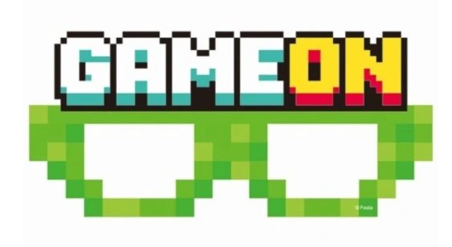 Maski okulary Game On 6 sztuk