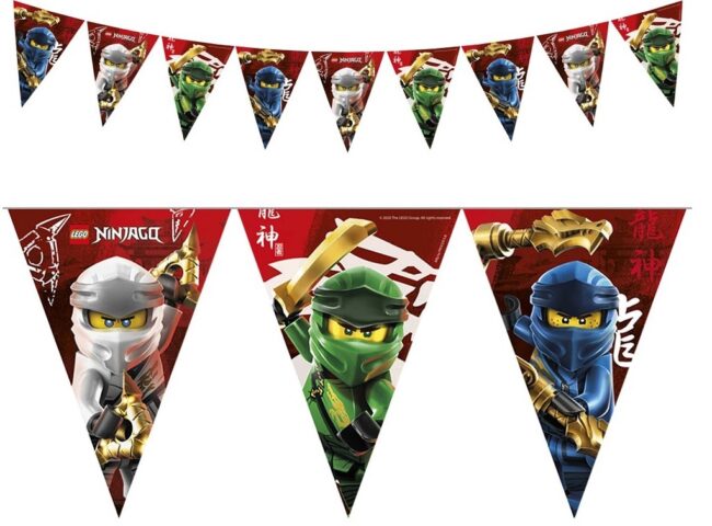 Flagi Girlanda Urodzinowa LEGO Ninjago 230 cm