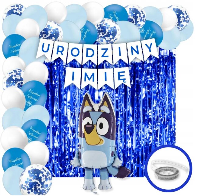 Zestaw urodzinowy Bluey