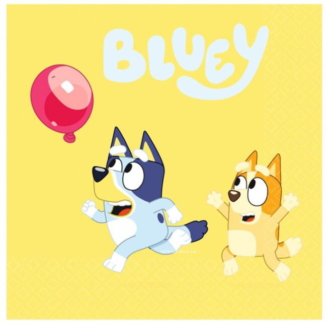 Serwetki papierowe Piesek Bluey 16 sztuk