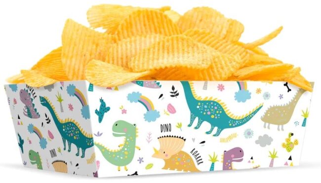 Pudełka na chipsy Dinozaury 3 sztuki
